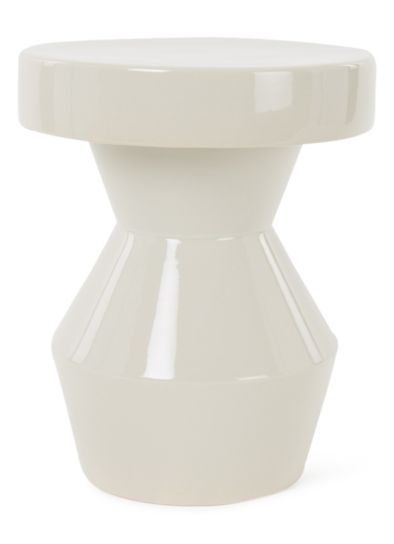 Urban Nature Culture Sculptural bijzettafel 30 cm Beige - Deal