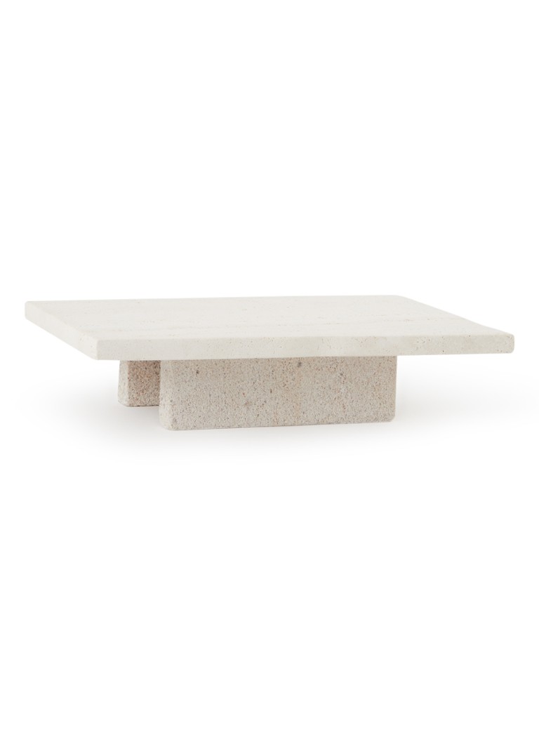 Urban Nature Culture Travertino serveerplank 38 x 15 cm Creme - Deal