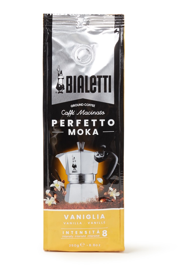 Bialetti Perfetto Moka Vanille gemalen koffie 250 gram Goud - Deal