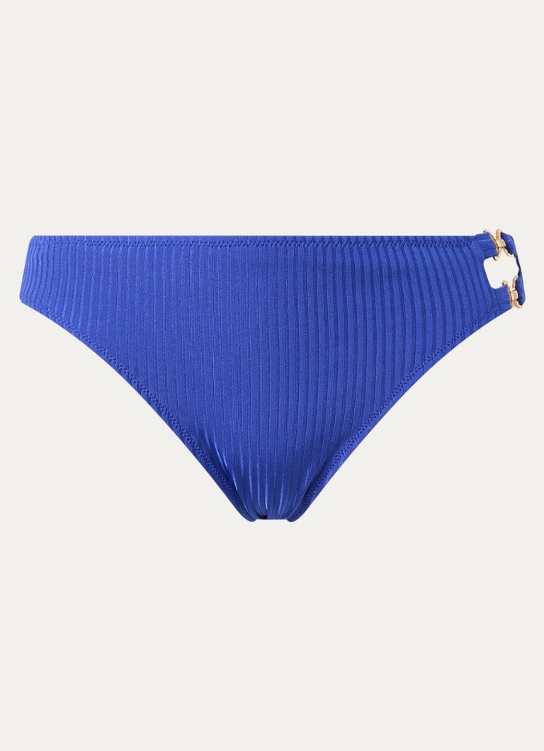 Marie Jo Dames Emly bikinislip met ribstructuur in de kleur Kobaltblauw