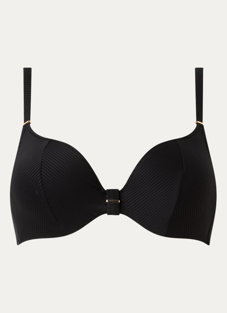 Marie Jo Dames Cassie voorgevormde bikinitop met structuur in de kleur Zwart