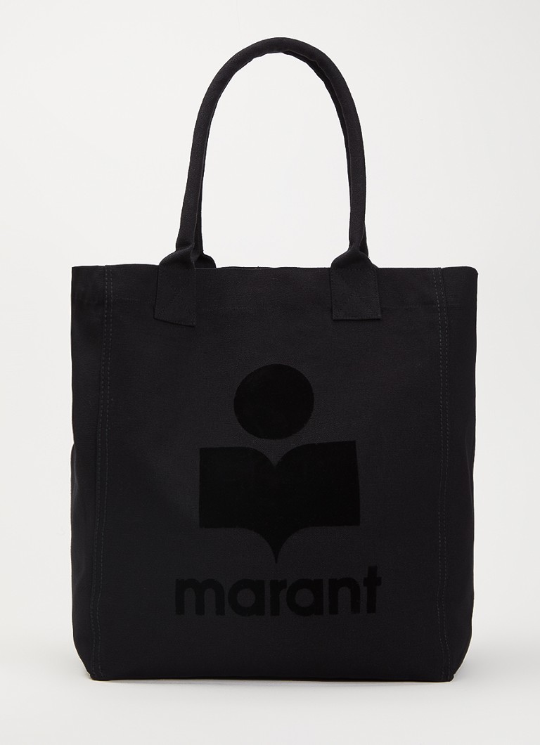 Isabel Marant Dames Yenky shopper van canvas met logo