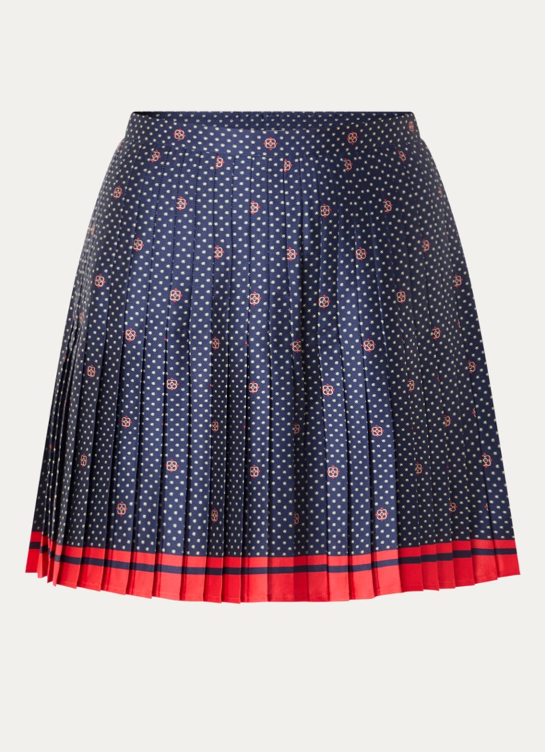 Claudie Pierlot Dames Minirok met print in de kleur Donkerblauw
