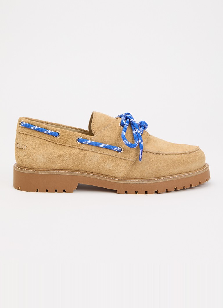 Claudie Pierlot Dames Bootschoen van suède in de kleur Camel