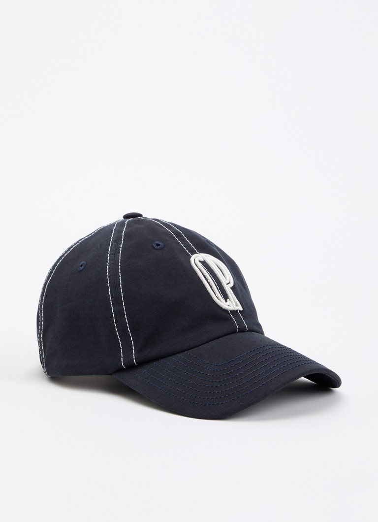 Claudie Pierlot Dames Pet met logoborduring in de kleur Donkerblauw