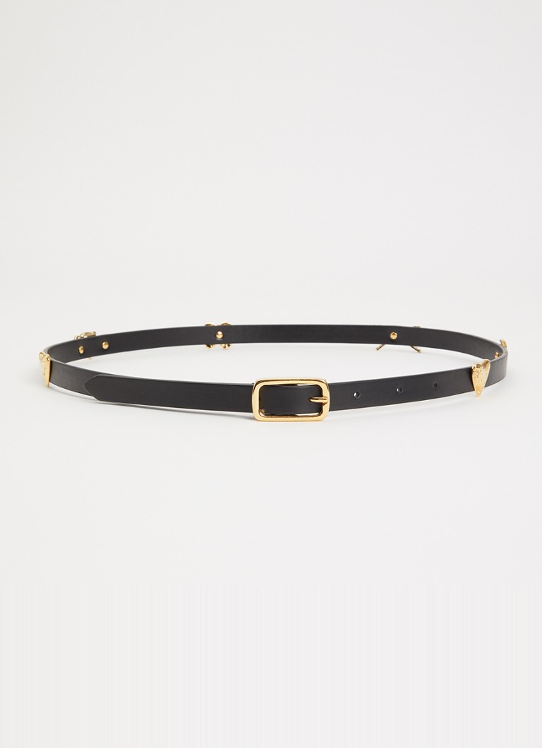 Claudie Pierlot Dames Riem met bedels in de kleur Zwart