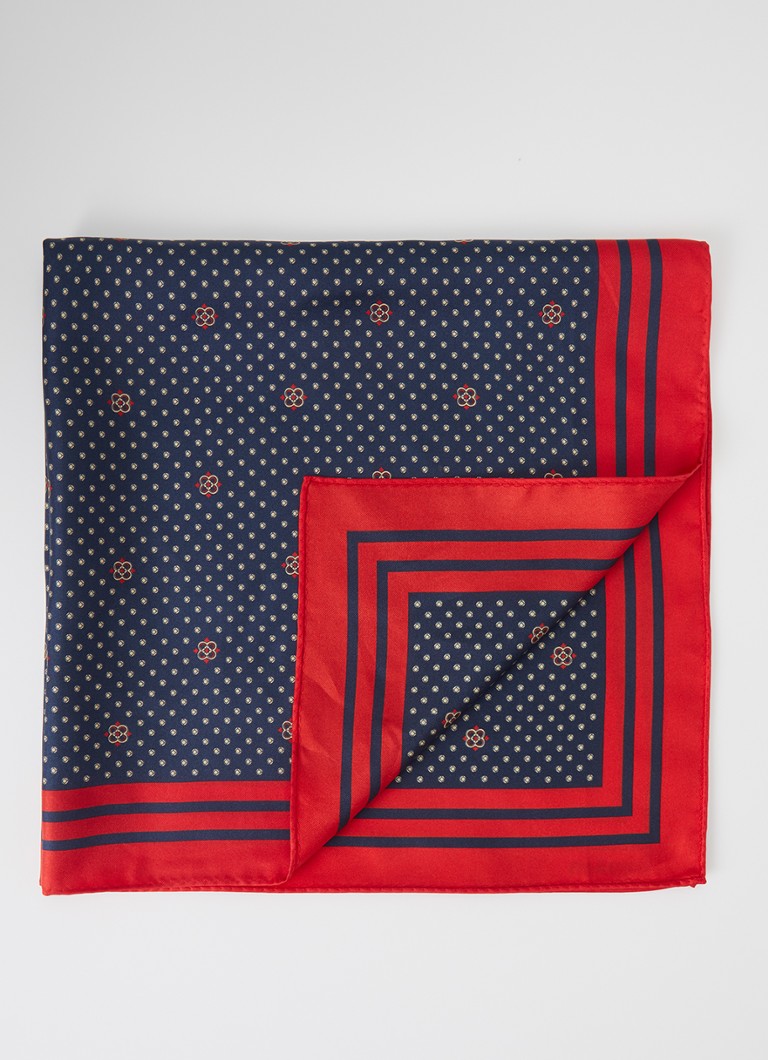 Claudie Pierlot Dames Anoracravate sjaal van zijde 65 x 65 cm in de kleur Donkerblauw