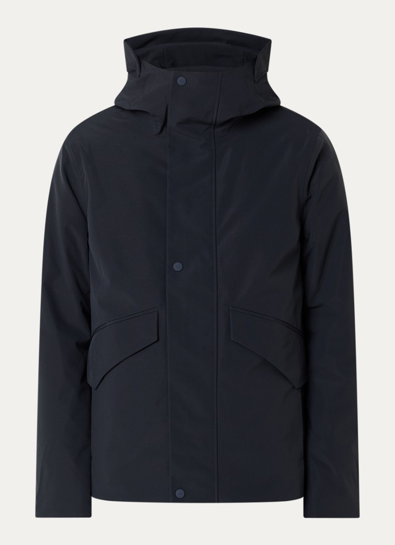 Elvine Heren Nouha gewatteerde parka met capuchon in de kleur Donkerblauw, maat: XL