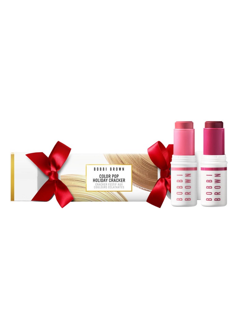 Bobbi Brown Color Pop Holiday Cracker Skin Enhancer Multi-Stick Duo Set - make-up set Cheeky Pink | Plum Envy 1MAAT Cadeausets - Deal