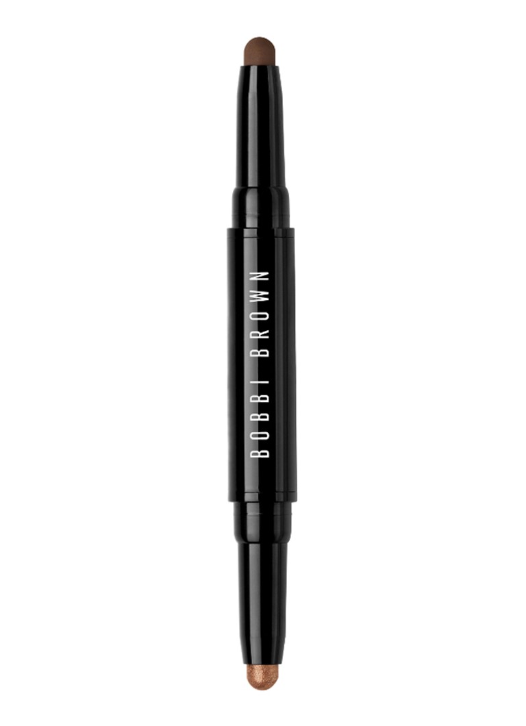 Bobbi Brown Dual-Ended Long Wear Cream Shadow Stick - oogschaduwstick Midnight Brown / Milk Chocolate 1,6GR. Make-up - Deal