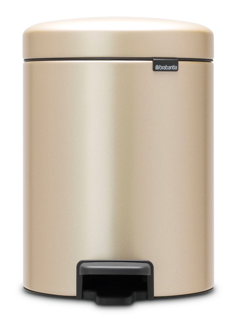 Brabantia Newlcon pedaalemmer 5 liter Beige - Deal