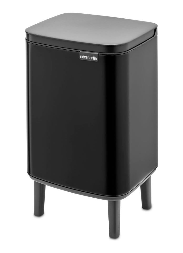 Brabantia Bo Hi afvalemmer 7 liter met kunststof binnenemmer Zwart - Deal