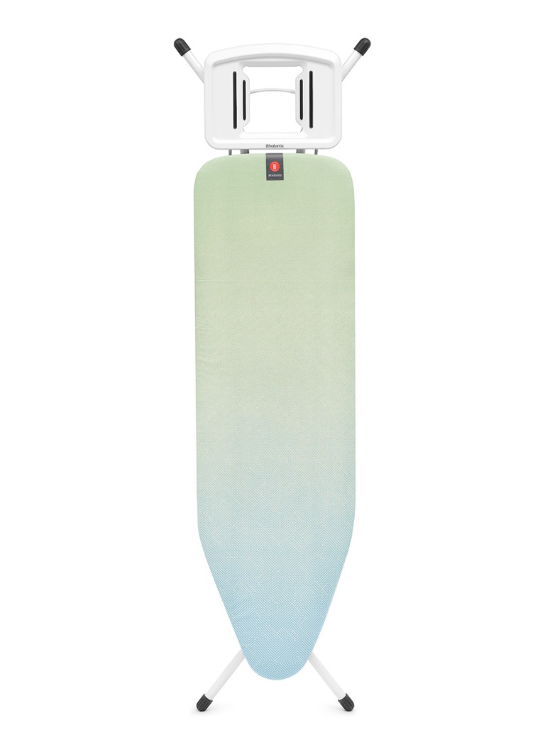 Brabantia Strijkplank B met Strijkijzerhouder 124 x 38 cm Groen - Deal