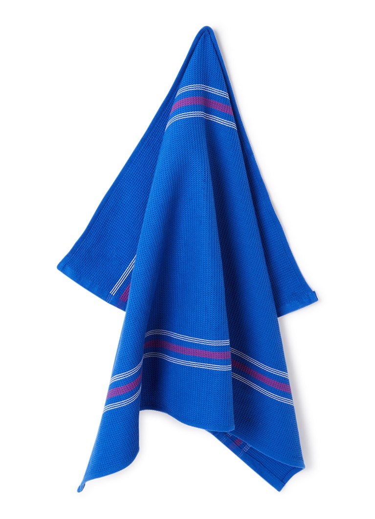 Hay Canteen theedoek van katoen 52 x 80 cm Blauw - Deal