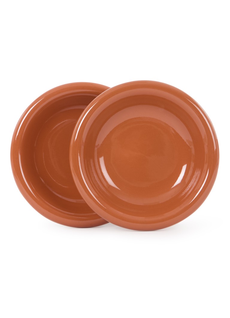 Hay Barro kom 20 cm set van 2 Oranjebruin - Deal