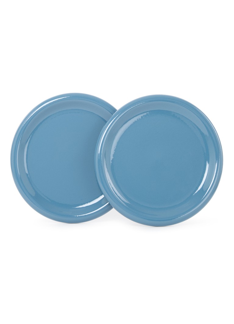 Hay Barro dinerbord 24 cm set van 2 Donkerblauw - Deal