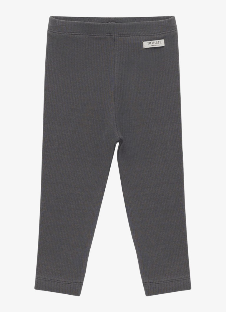 Donsje Amsterdam Meisjes Ellie Leggings in de kleur Middengrijs, maat: 98