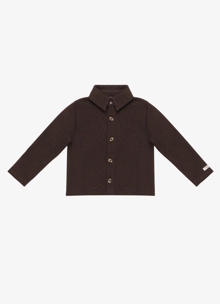 Donsje Amsterdam Jongens Touten Shirt in de kleur Bruin, maat: 74