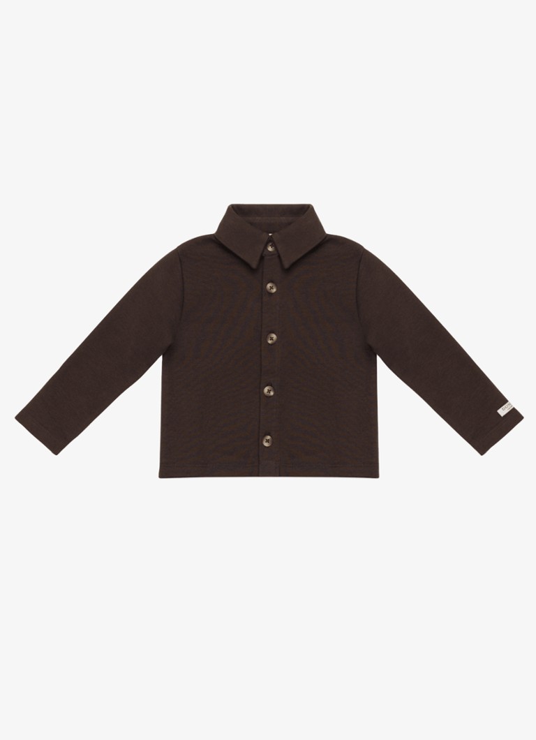 Donsje Amsterdam Jongens Touten Shirt in de kleur Bruin, maat: 86