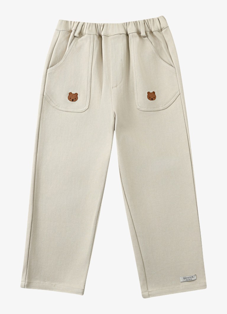 Donsje Amsterdam Meisjes Kassim Trousers | Bear in de kleur Beige, maat: 74