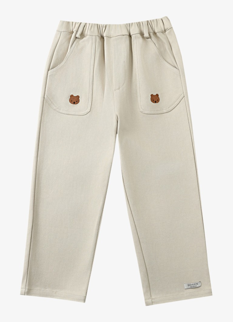 Donsje Amsterdam Meisjes Kassim Trousers | Bear in de kleur Beige, maat: 80