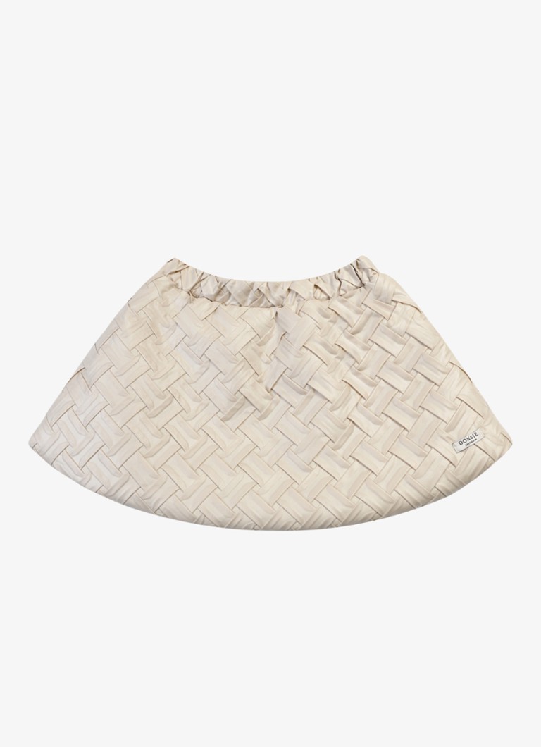 Donsje Amsterdam Meisjes Camielle rok met gevlochten dessin in de kleur Gebroken wit, maat: 2-3 Y=92