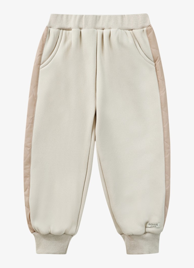 Donsje Amsterdam Jongens Noorien joggingbroek met steekzakken in de kleur Roze, maat: 18-24M=86