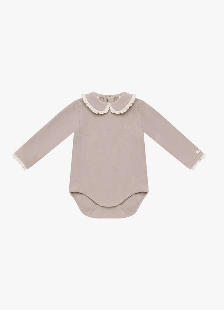 Donsje Amsterdam Meisjes Diete romper van katoen in de kleur Grijs, maat: 0-3M=56