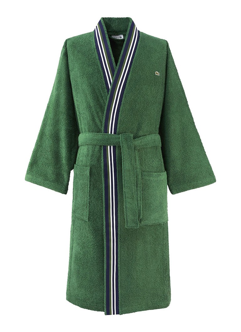Lacoste L Club badjas van katoen Groen - Deal