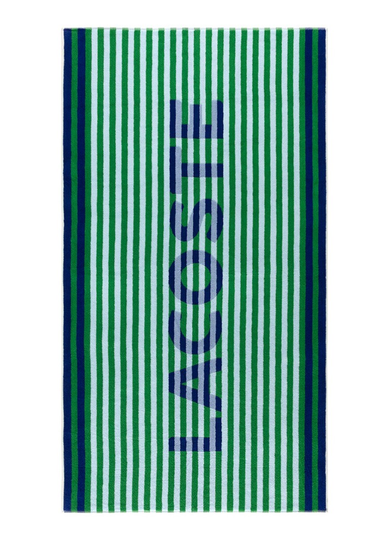 Lacoste L Master strandlaken 90 x 160 cm Groen - Deal