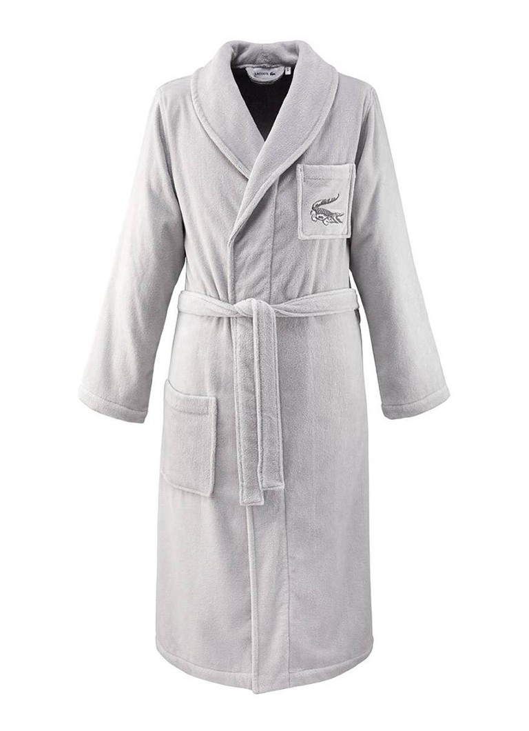 Lacoste L Rene badjas van katoen Grijs - Deal