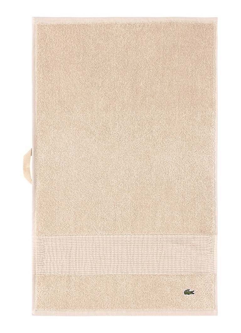 Lacoste L Lecroco gastendoek - 600 gr/m2 - 60 x 40 cm Bruin - Deal