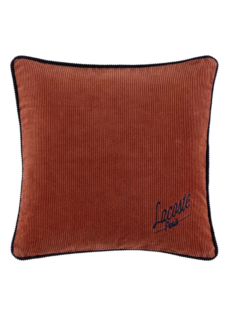 Lacoste Sierkussen 45 x 45 cm Roodbruin - Deal