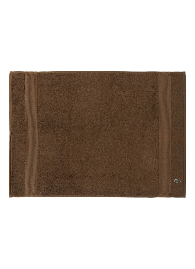 Lacoste L Lecroco badmat 50 x 70 cm Hazelnootbruin - Deal