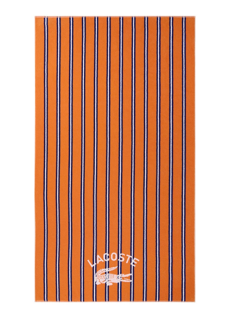 Lacoste L Sunstripe strandlaken - 90 x 160 cm - Deal