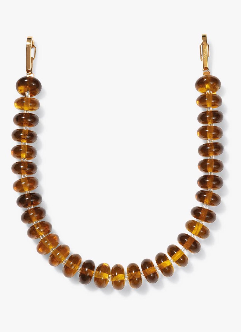 Ateljé Dames Sunbeads telefoonkoord 32 cm in de kleur Bruin, maat: 1maat