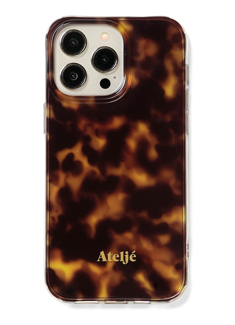 Ateljé Dames Telefoonhoes voor iPhone 17 Pro in de kleur Bruin, maat: 1maat