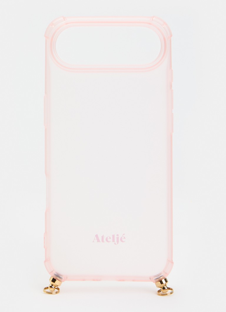 Ateljé Dames Telefoonhoes voor iPhone 17 Air in de kleur Roze, maat: 1maat