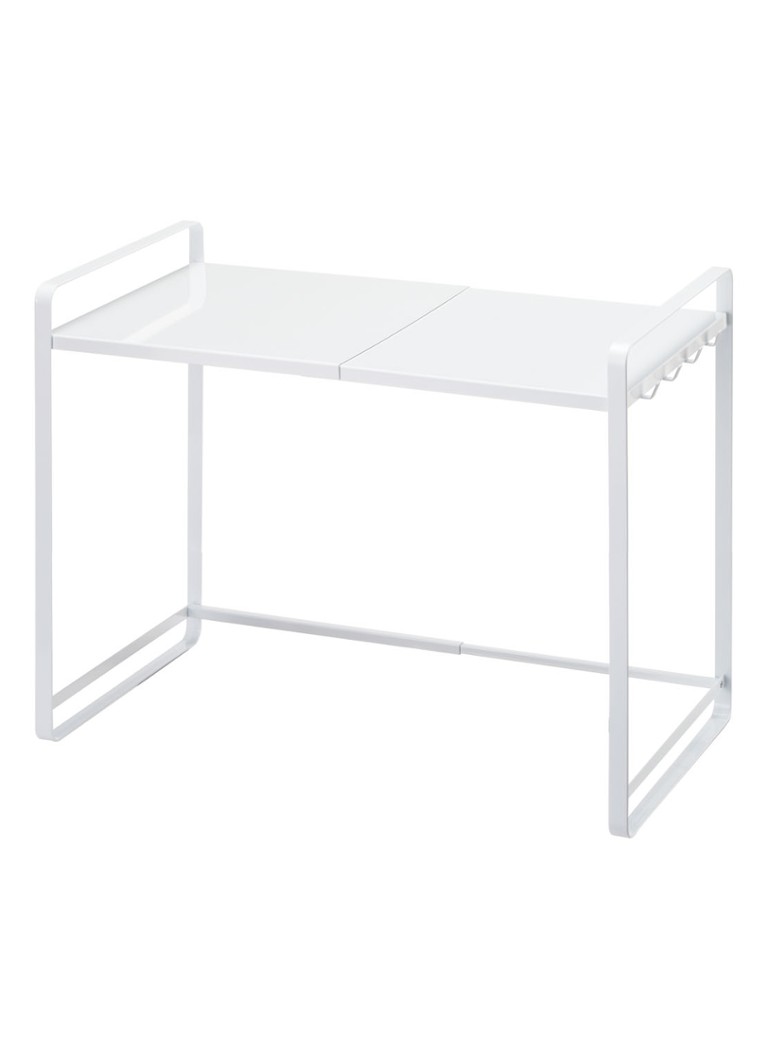 Yamazaki Tower uitschuifbare aanrecht organizer 47,5 - 75 cm Wit - Deal