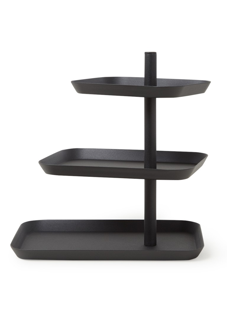 Yamazaki Tower etagère 25,5 cm Zwart - Deal
