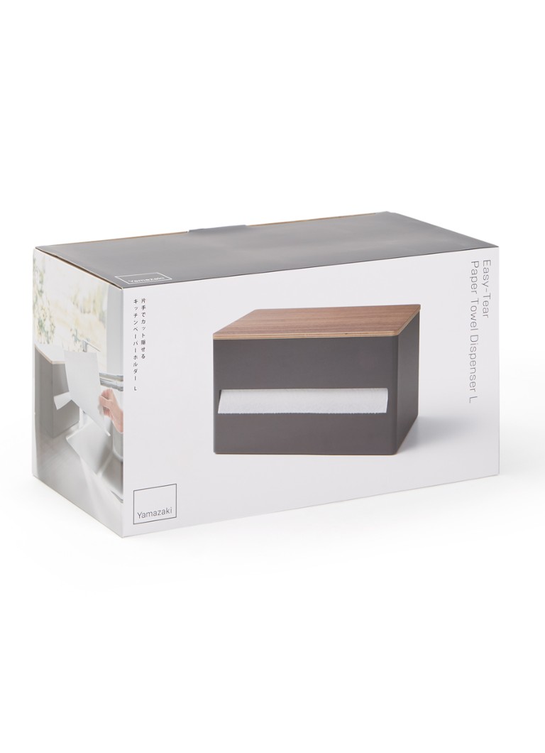 Yamazaki Rin L keukenrolhouder 31 cm Zwart - Deal
