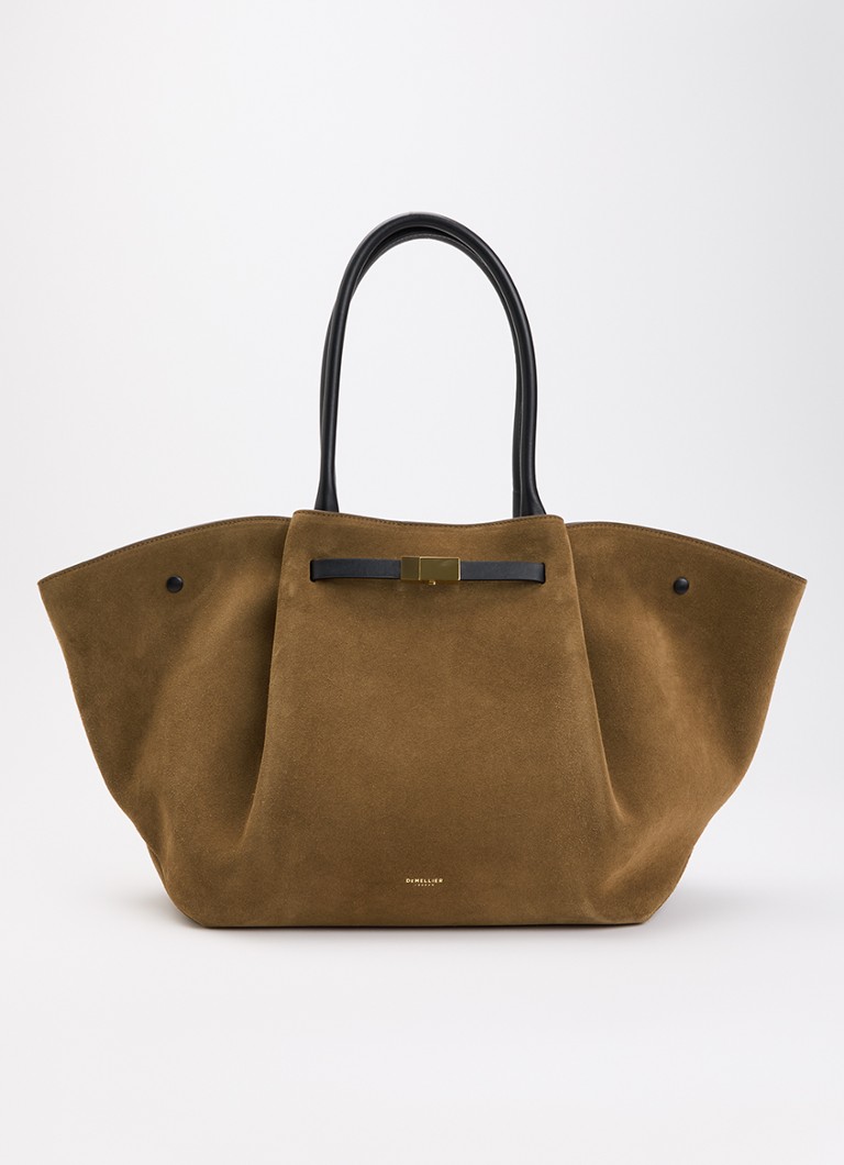 DeMellier Dames The New York handtas in de kleur Lichtbruin, maat: 1SZ