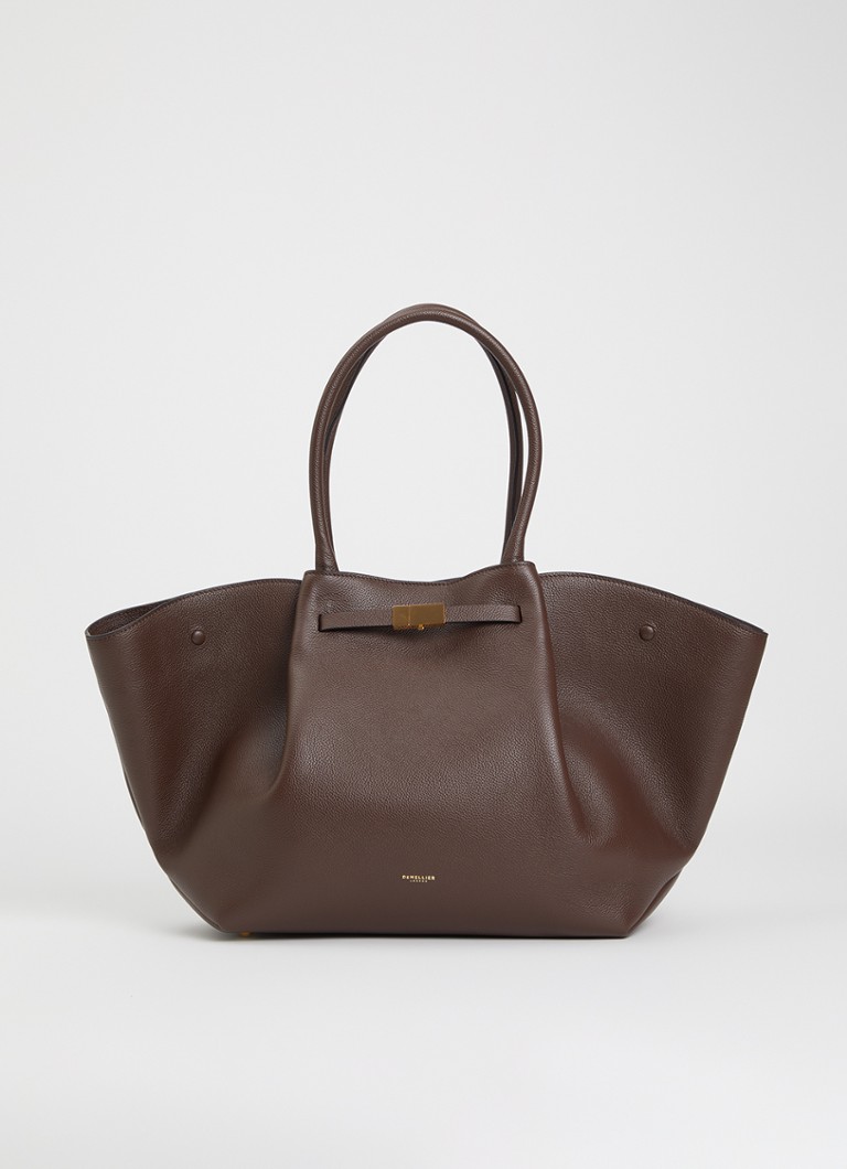DeMellier Dames The New York handtas in de kleur Donkerbruin, maat: 1SZ