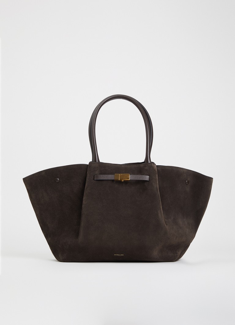 DeMellier Dames The New York handtas in de kleur Chocoladebruin, maat: 1SZ