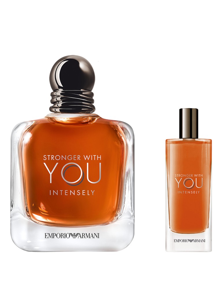 Armani Beauty Stronger With You Intensely Eau de Parfum - parfumset 100+15ml Cadeausets - Deal