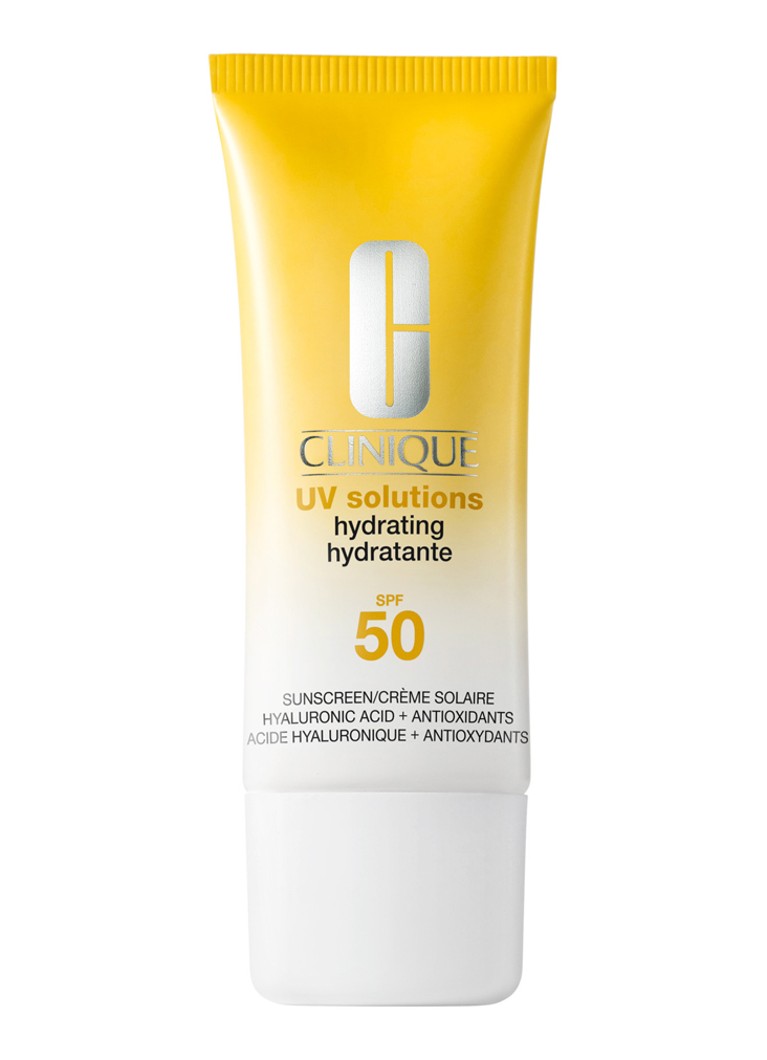 Clinique UV Solutions Hydrating Sunscreen SPF 50 - zonnebrand voor het gezicht 40ml Reisverpakkingen - Deal
