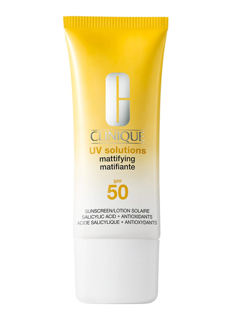 Clinique UV Solutions Mattifying Sunscreen SPF 50 - zonnebrand voor het gezicht 40ml Verzorging - Deal