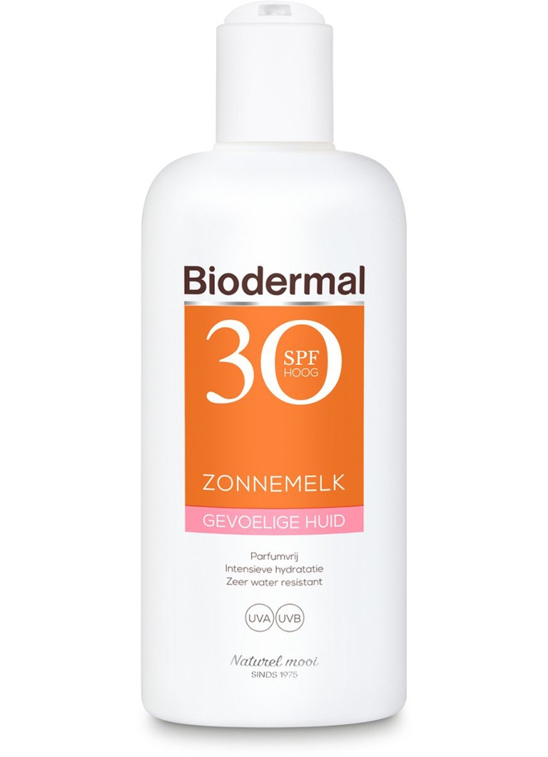 Biodermal Gevoelige Huid Zonnemelk SPF 30 - zonnebrand 200ml Verzorging - Deal