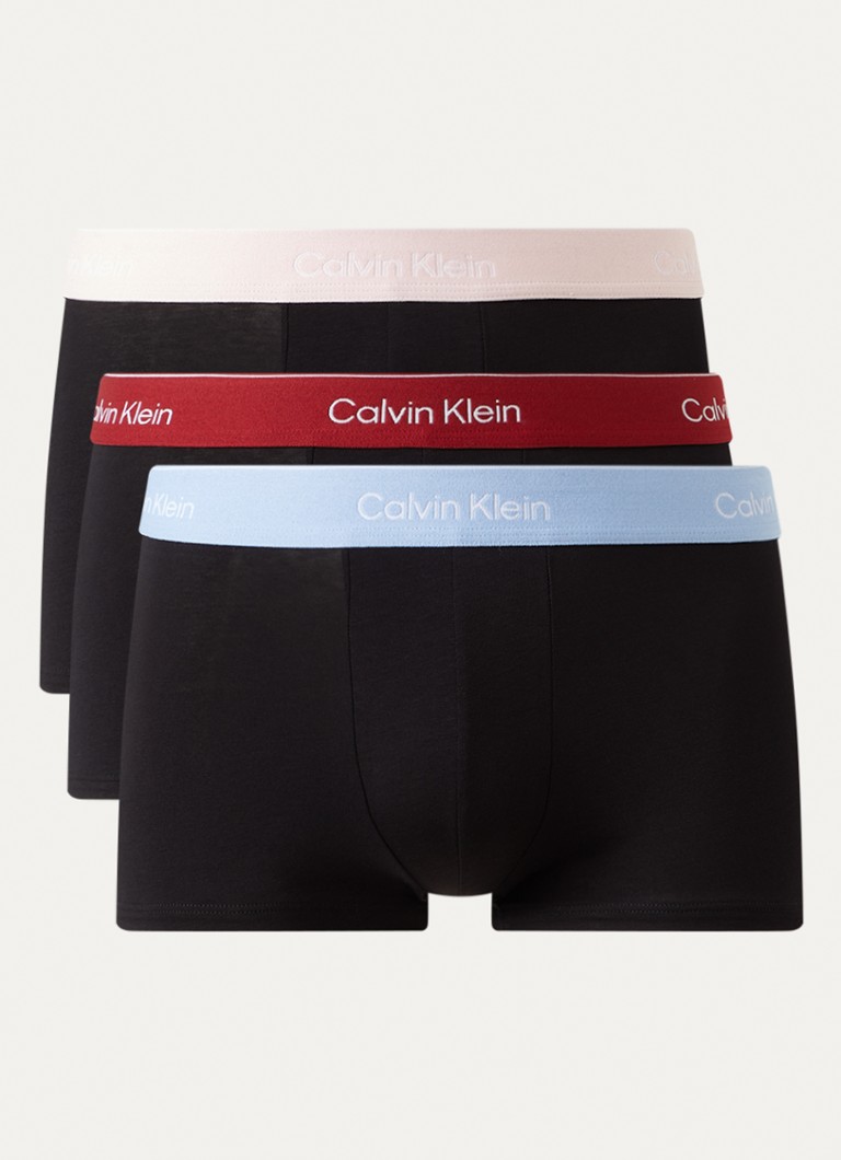 Calvin Klein Heren Boxershorts met logoband in 3-pack in de kleur Zwart, maat: XL
