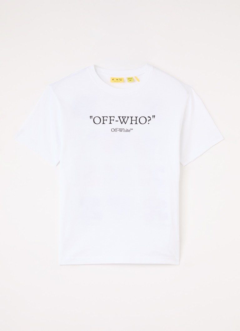 Off-White Jongens T-shirt met logo in de kleur Wit, maat: 10